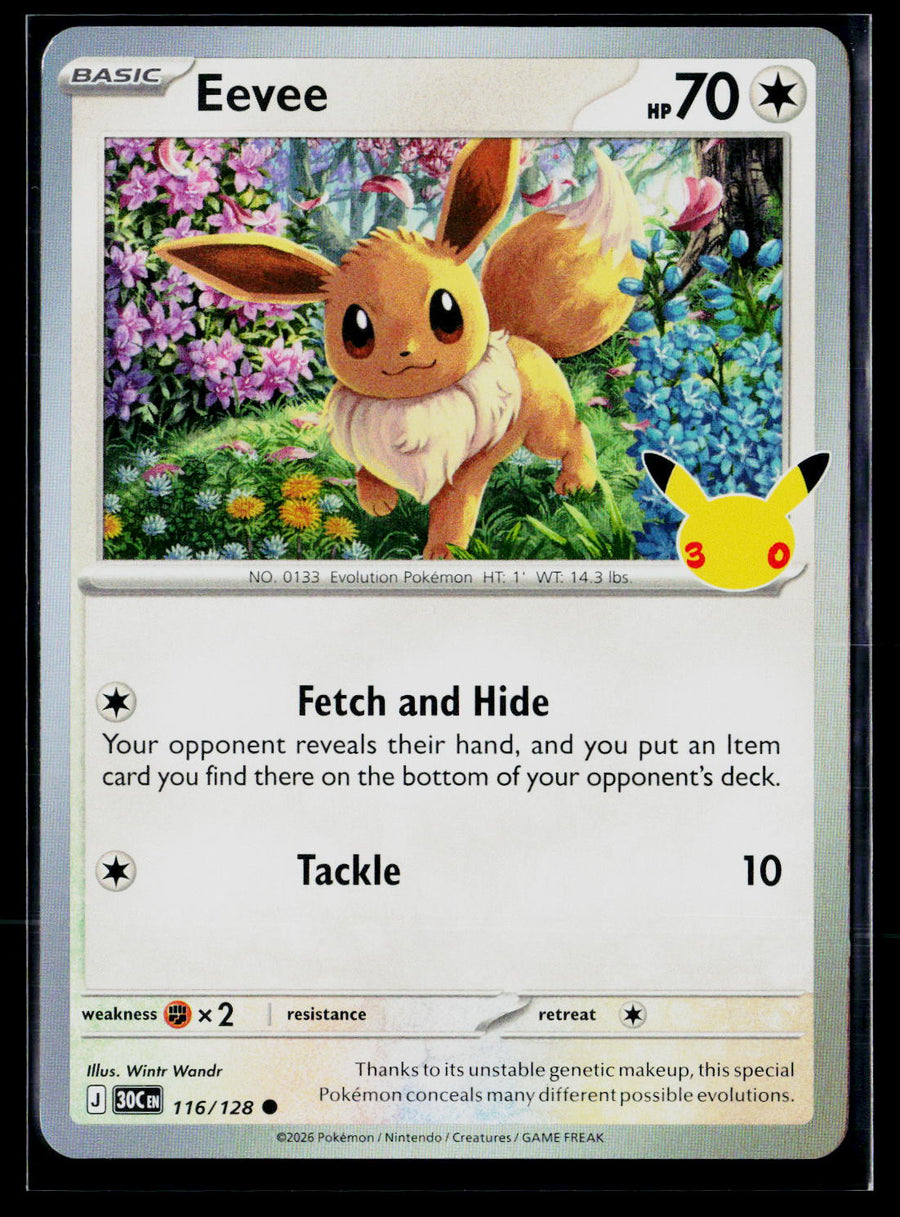 ME: 30th Celebration 116/128 Eevee