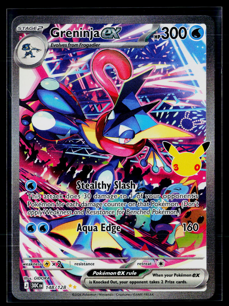 ME: 30th Celebration 148/128 Greninja ex