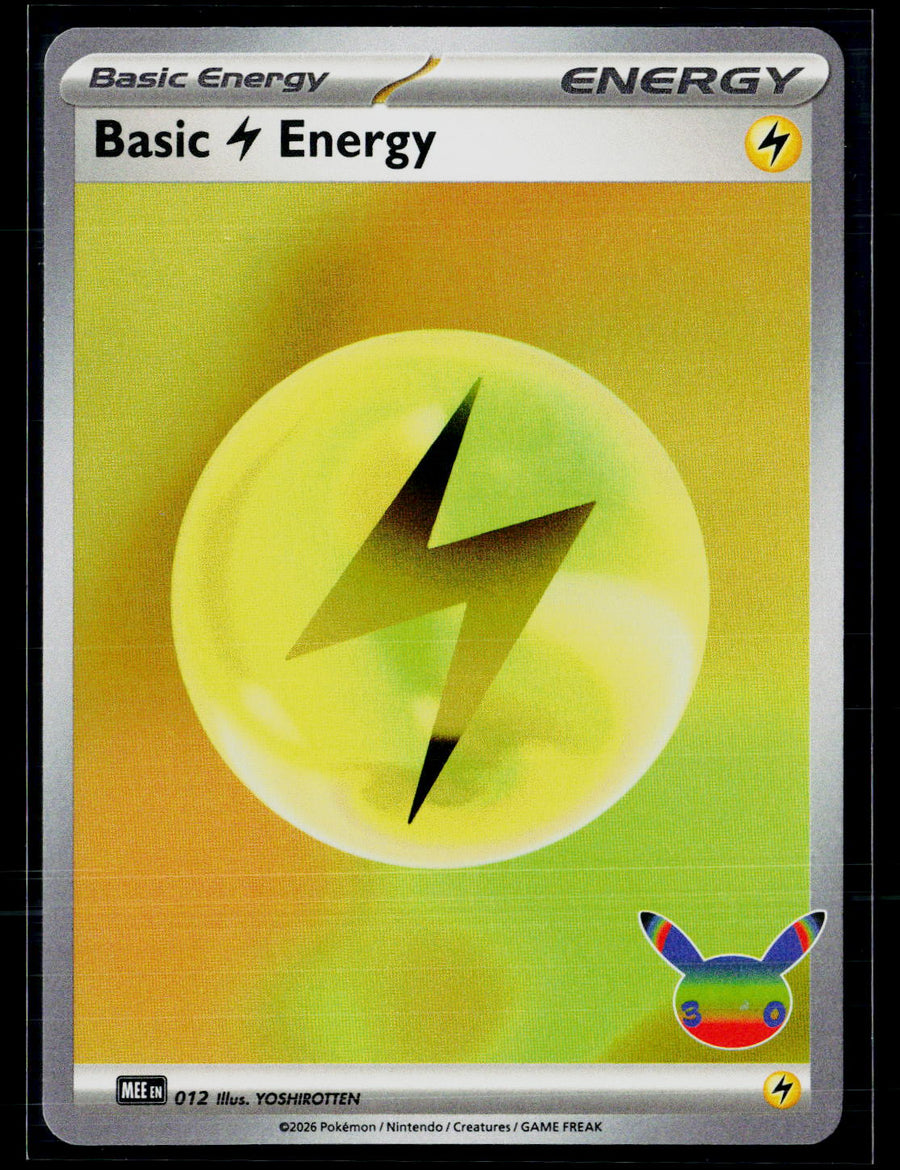 MEE: Mega Evolution Energies 012 Basic Lightning Energy