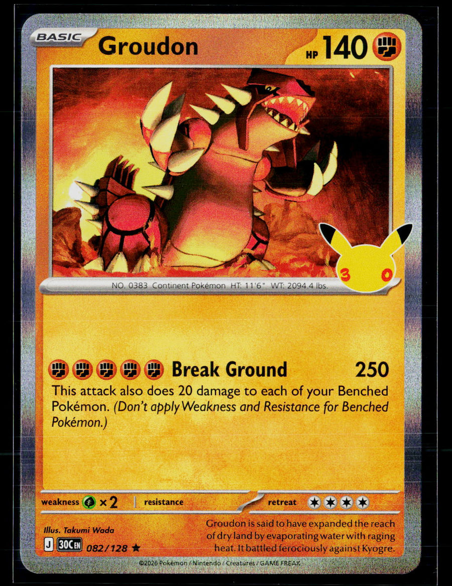 ME: 30th Celebration 082/128 Groudon