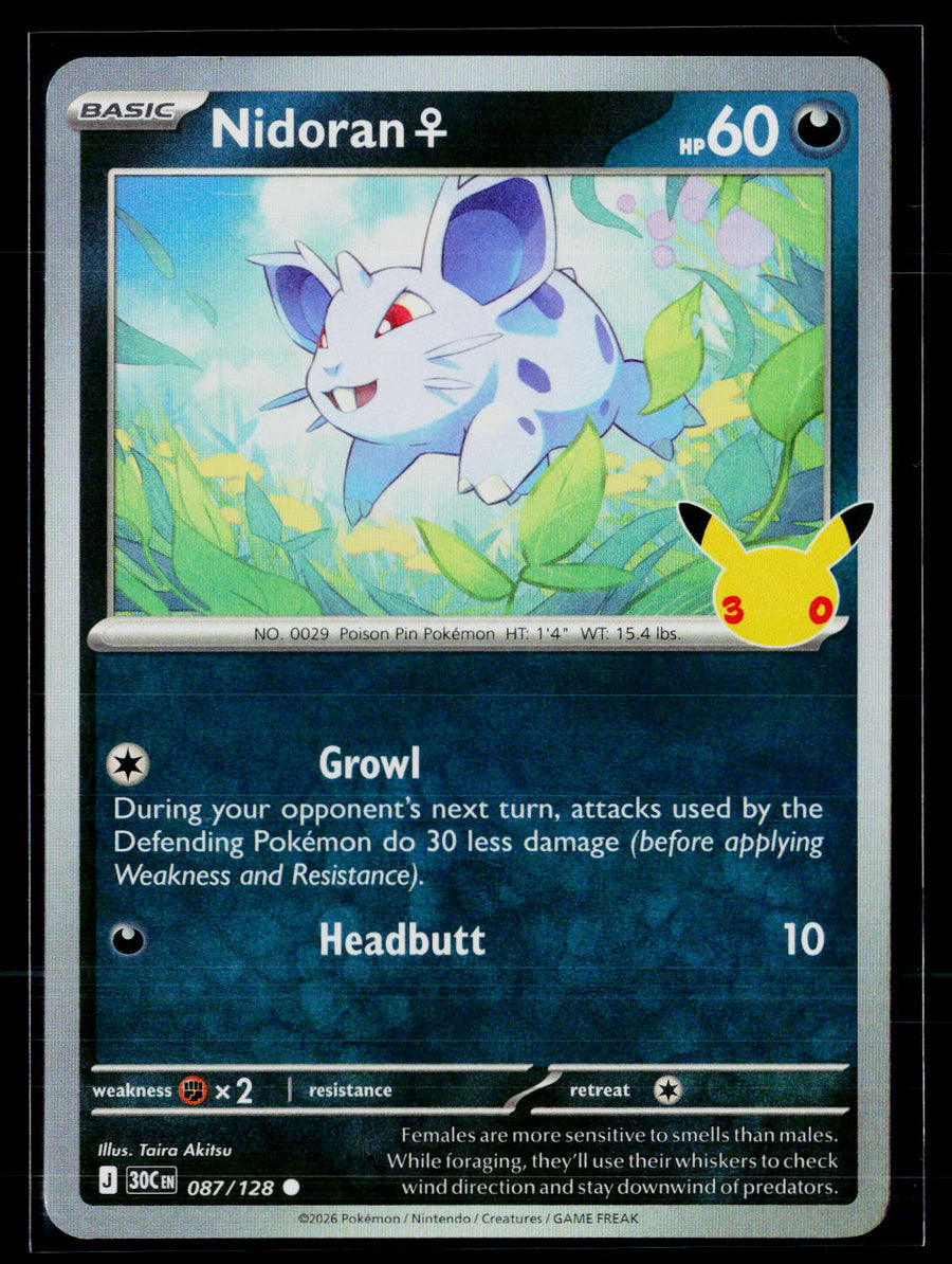 ME: 30th Celebration 087/128 Nidoran F