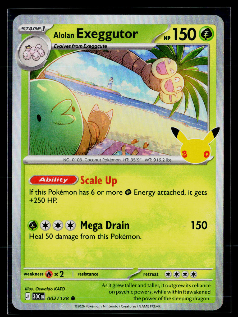 ME: 30th Celebration 002/128 Alolan Exeggutor
