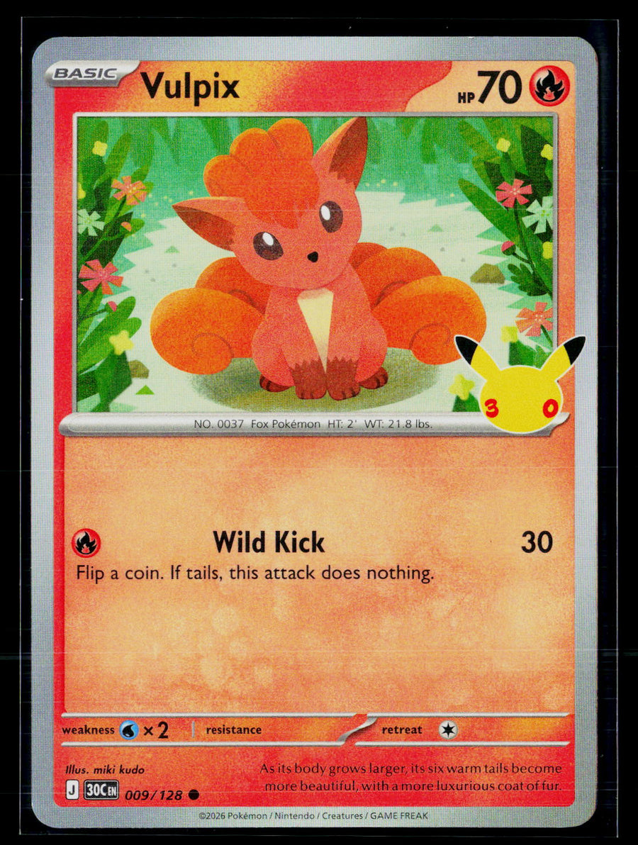 ME: 30th Celebration 009/128 Vulpix