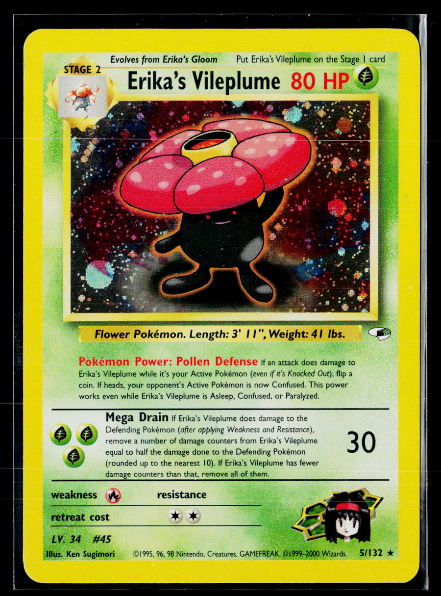 Gym Heroes 005/132 Erika's Vileplume