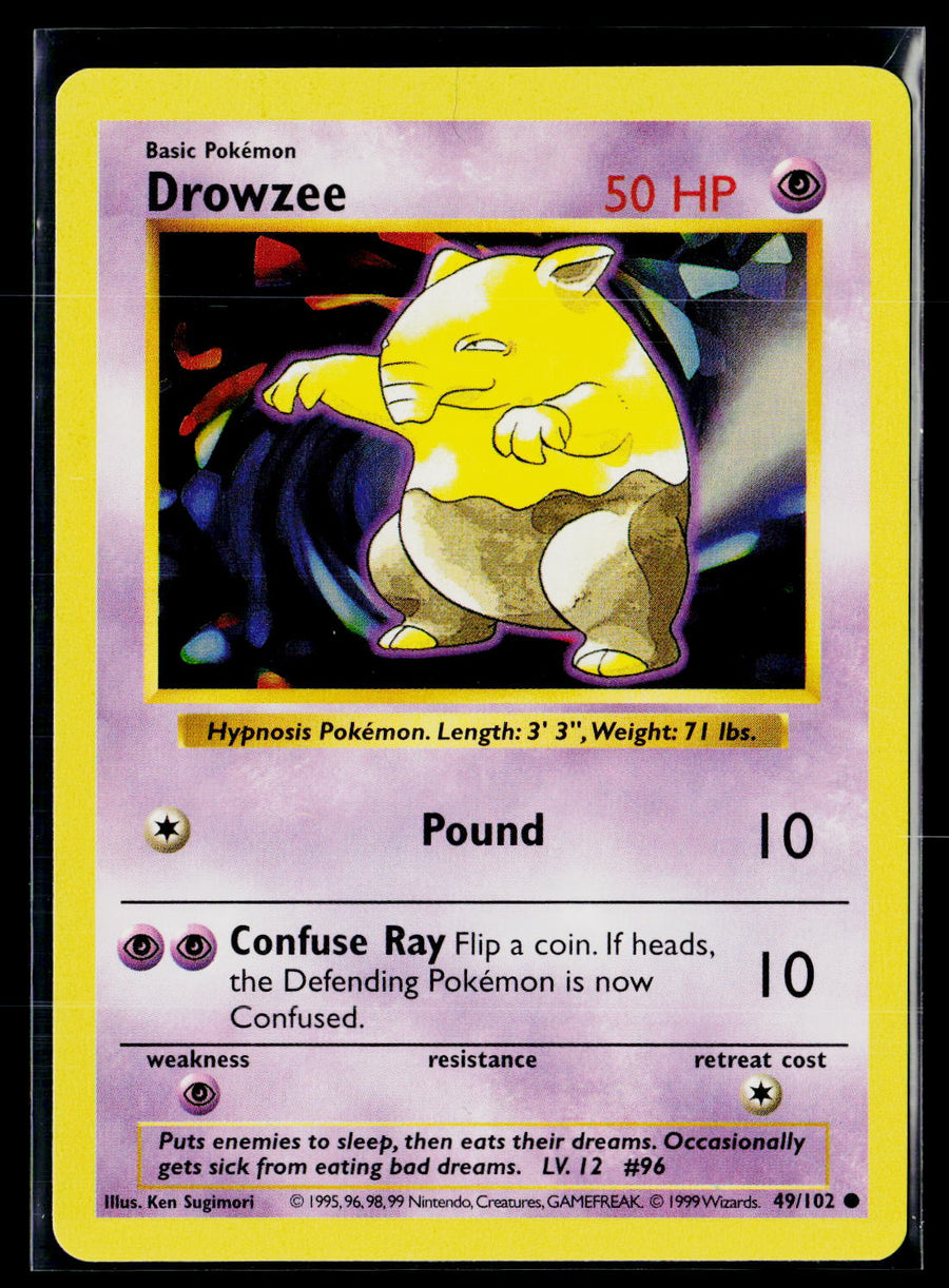 Base Set (Shadowless) 049/102 Drowzee nm
