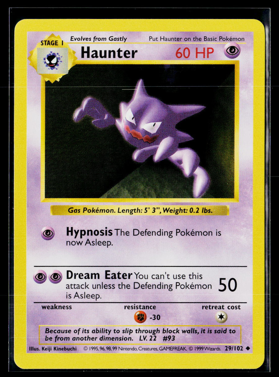 Base Set (Shadowless) 029/102 Haunter nm