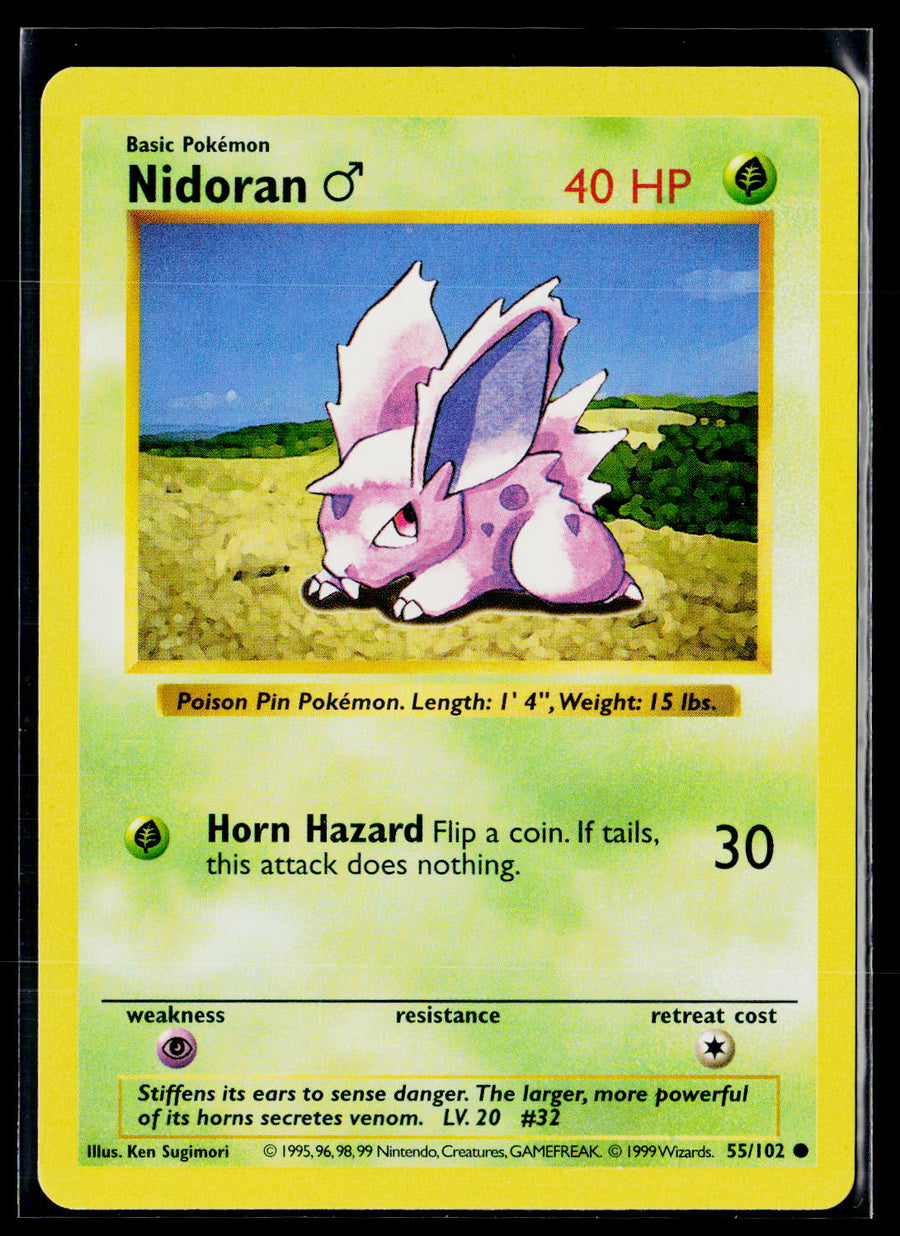 Base Set (Shadowless) 055/102 Nidoran M