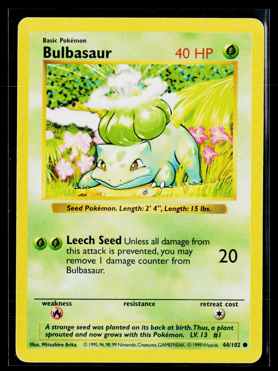 Base Set (Shadowless) 044/102 Bulbasaur