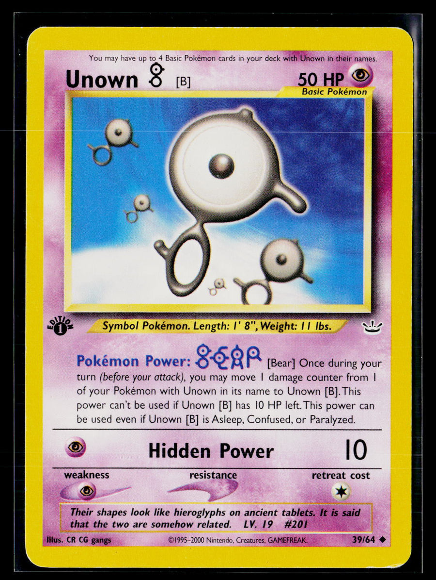 Neo Revelation 39/64 Unown [B]
