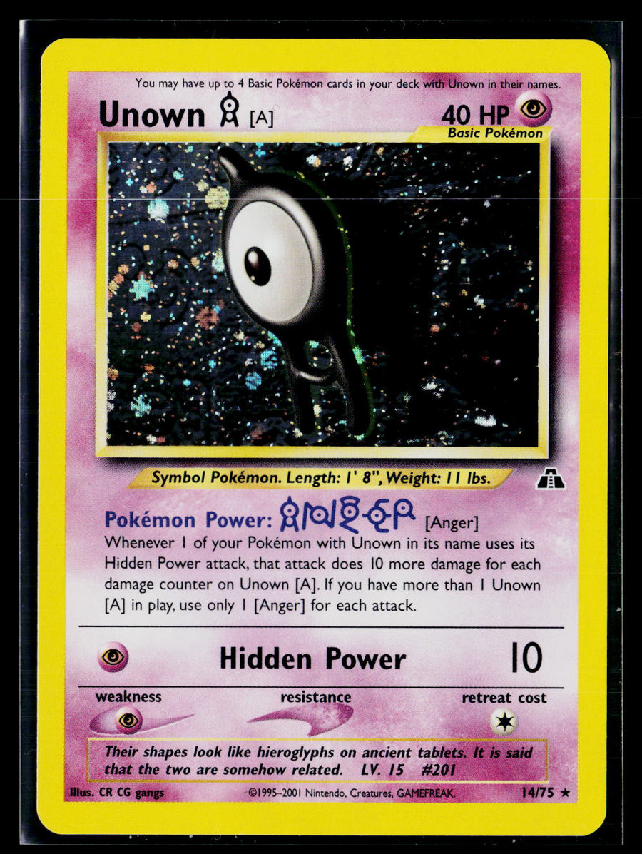 Neo Discovery 14/75 Unown [A] (14)