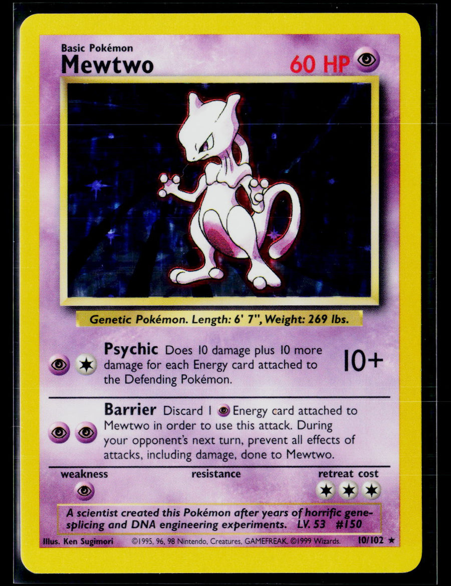 Base Set 010/102 Mewtwo