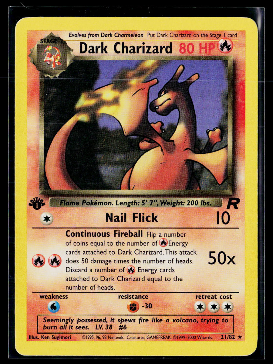 Team Rocket 21/82 Dark Charizard (21) 1st Edition