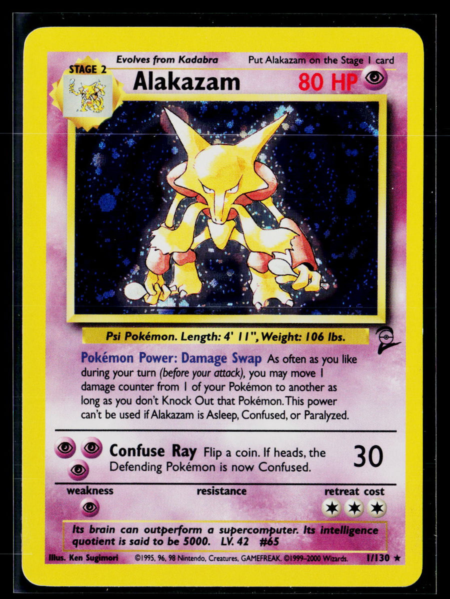 Base Set 2 001/130 Alakazam
