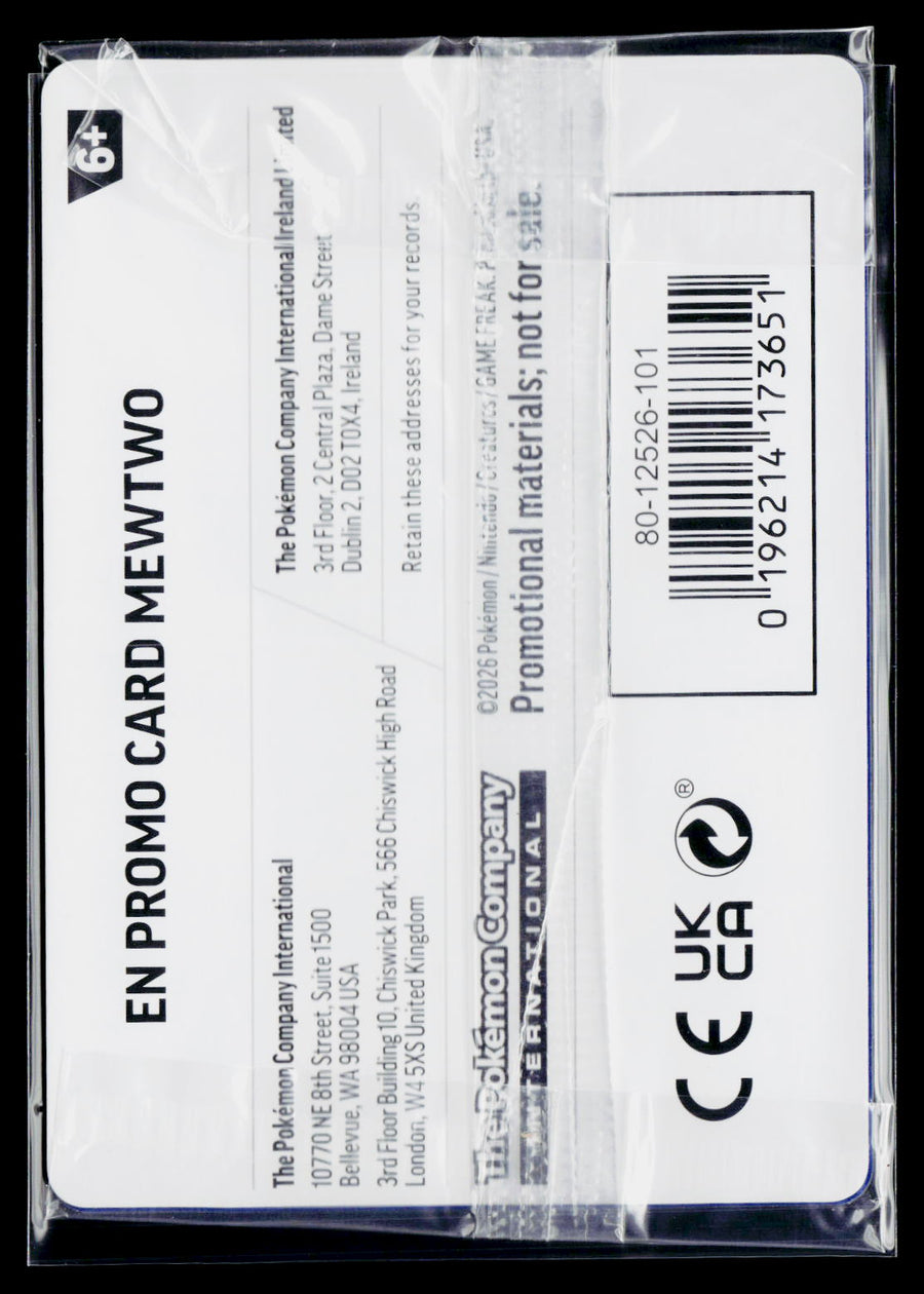 ME: 30th Celebration 063/128 Mewtwo Target Cosmos Promo Sealed
