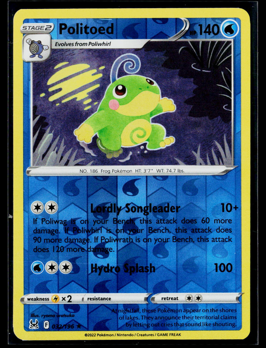 SWSH11: Lost Origin 032/196 Politoed