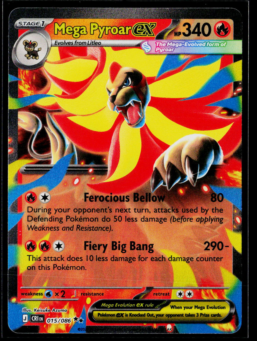 ME04: Chaos Rising 015/086 Mega Pyroar ex
