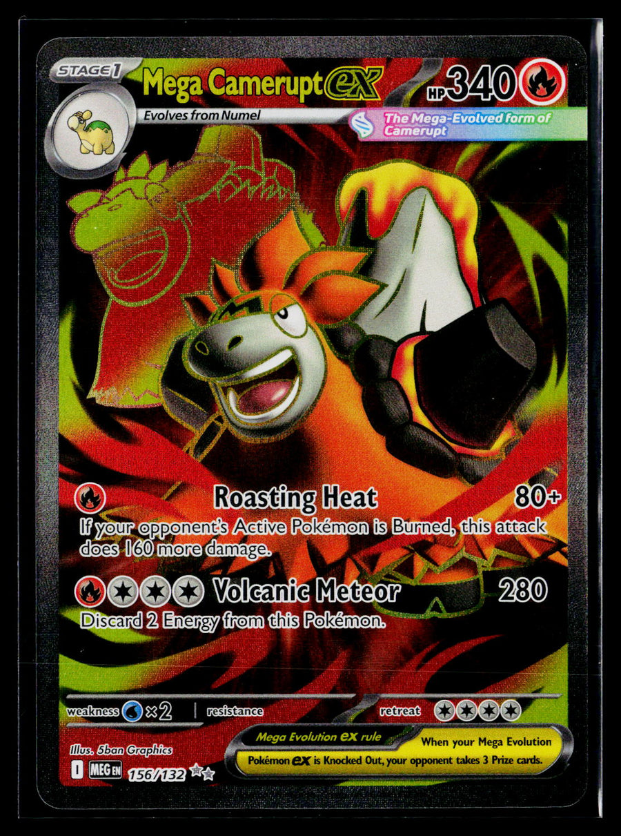 ME01: Mega Evolution 156/132 Mega Camerupt ex