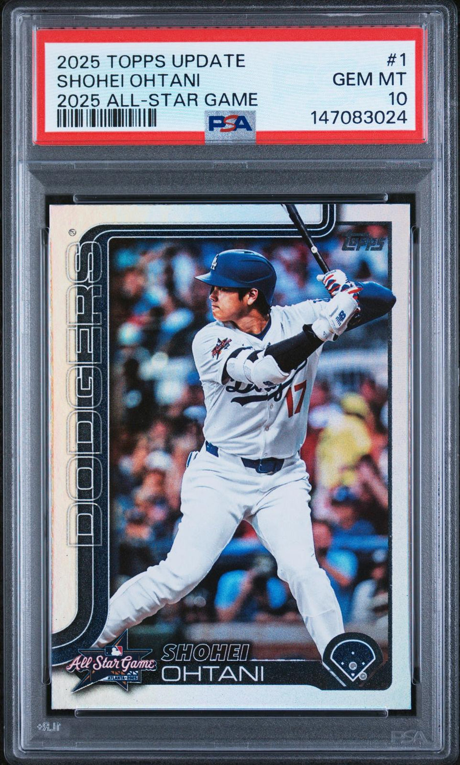 2025 Topps Update 2025 All-Star Game 1 Shohei Ohtani / PSA