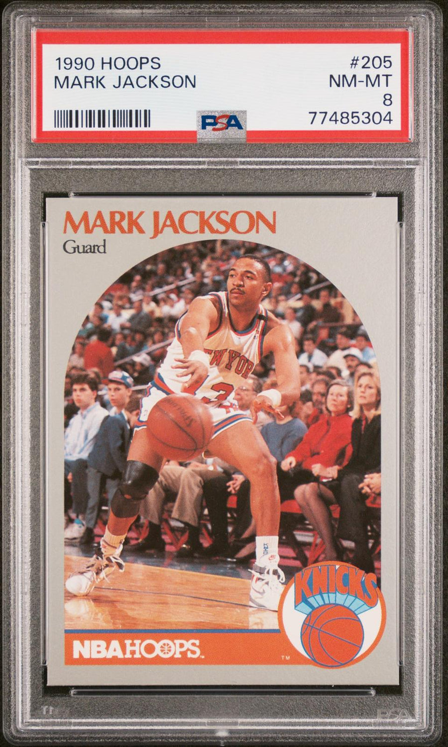 1990 Hoops 205 Mark Jackson / PSA