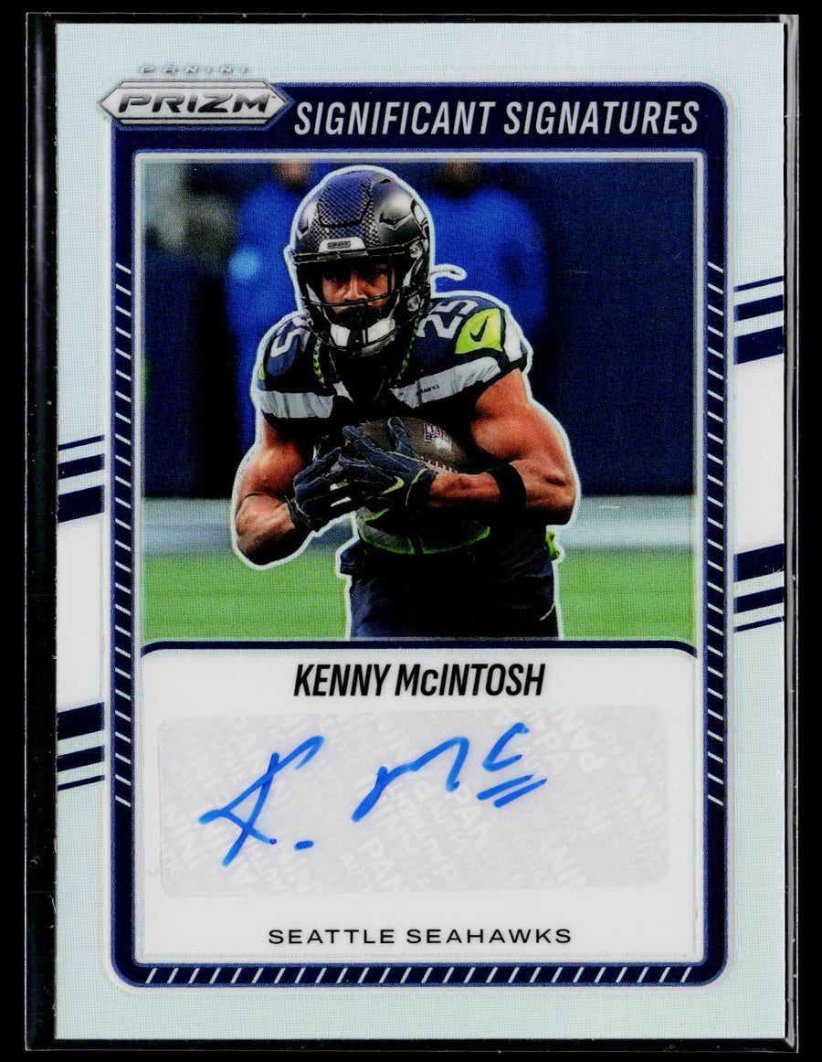 Panini 2025 Panini Prizm SSI-KMC Kenny McIntosh Significant Signatures / AU