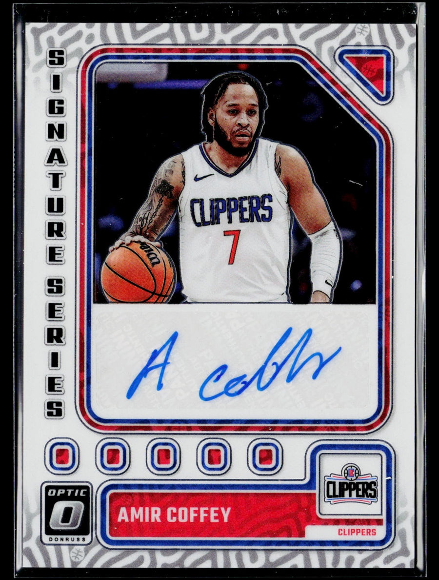 Donruss 2023-24 Donruss Optic SS-COF Amir Coffey Signature Series / AU
