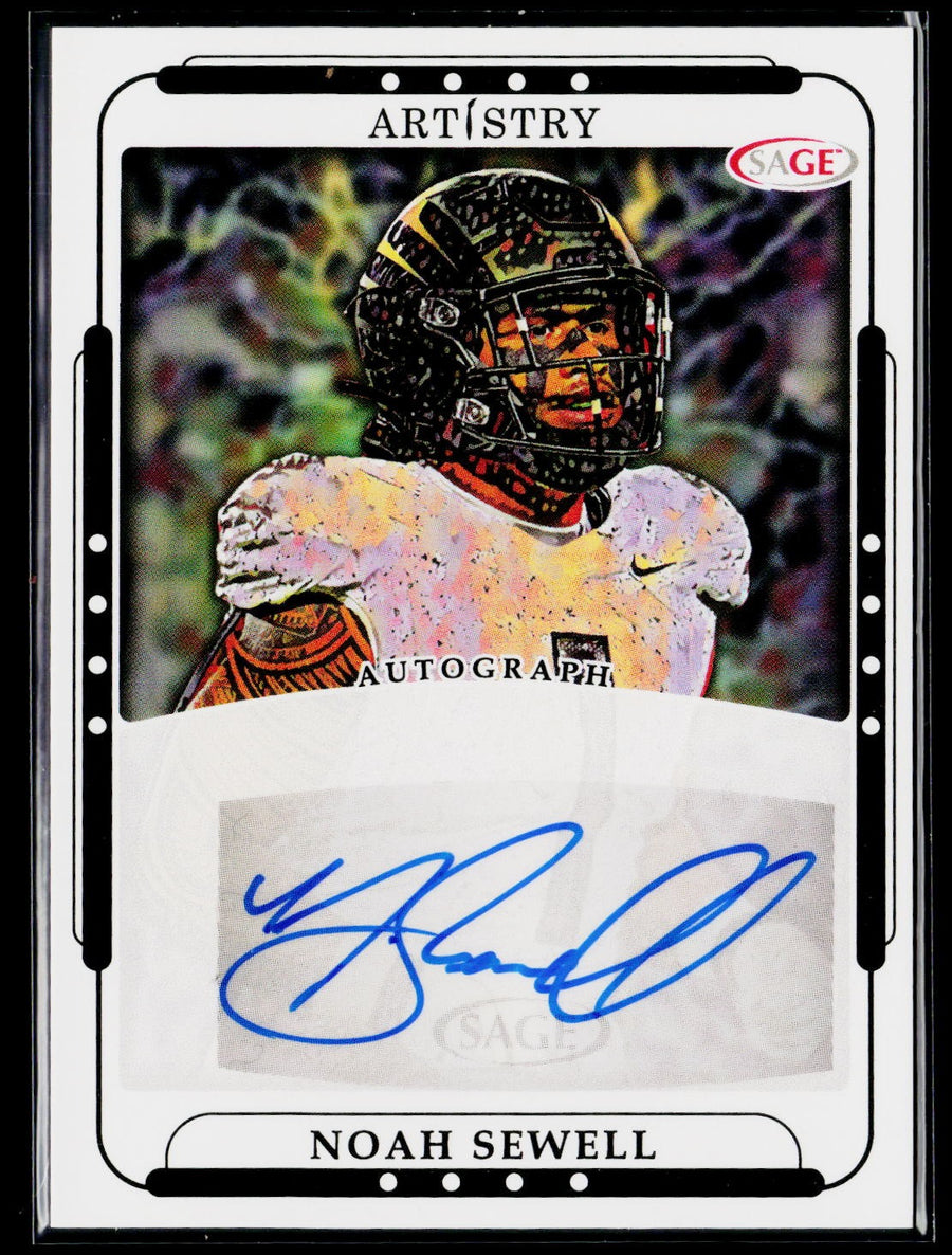 Sage 2023 SAGE Artistry ART-NS2 Noah Sewell Autographs / AU