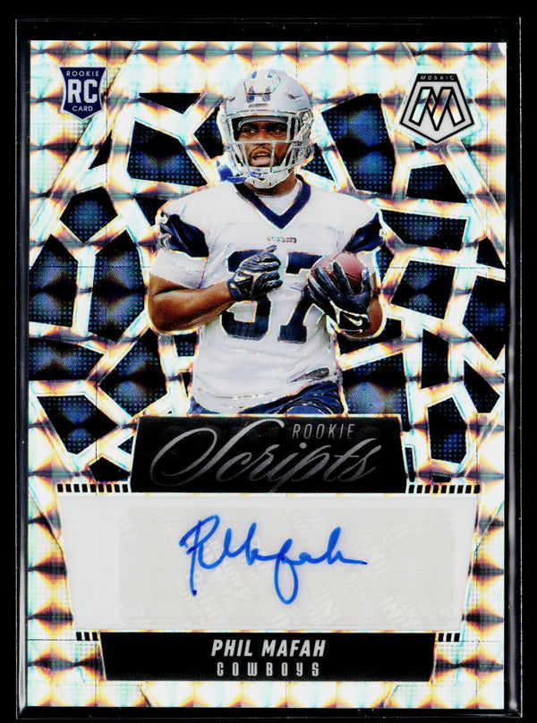 Panini 2025 Panini Mosaic RS-PMH Phil Mafah Rookie Scripts / AU
