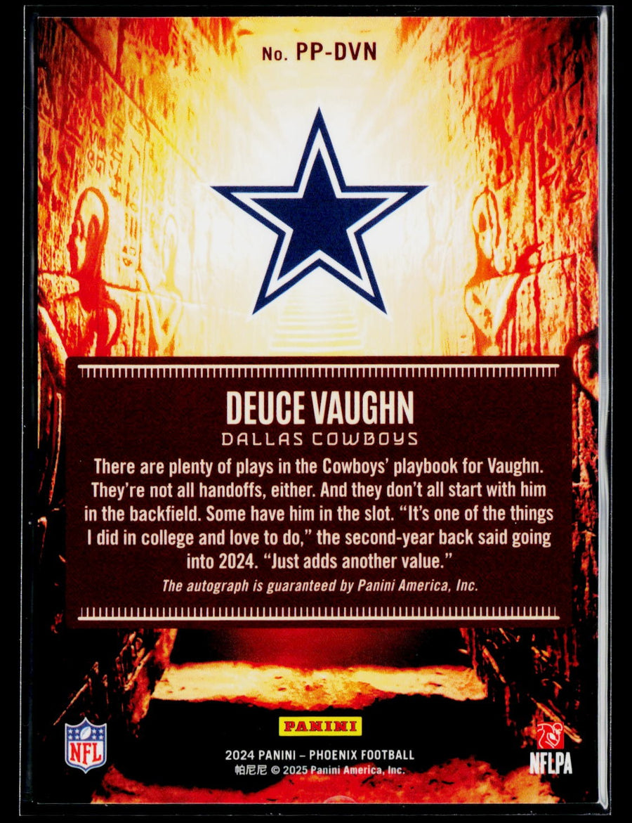 Panini 2024 Panini Phoenix PP-DVN Deuce Vaughn Phoenician Penmanship / AU