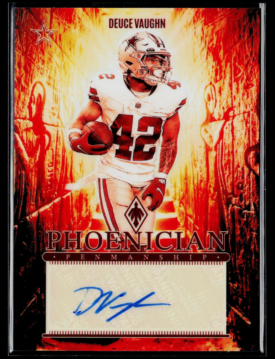 Panini 2024 Panini Phoenix PP-DVN Deuce Vaughn Phoenician Penmanship / AU
