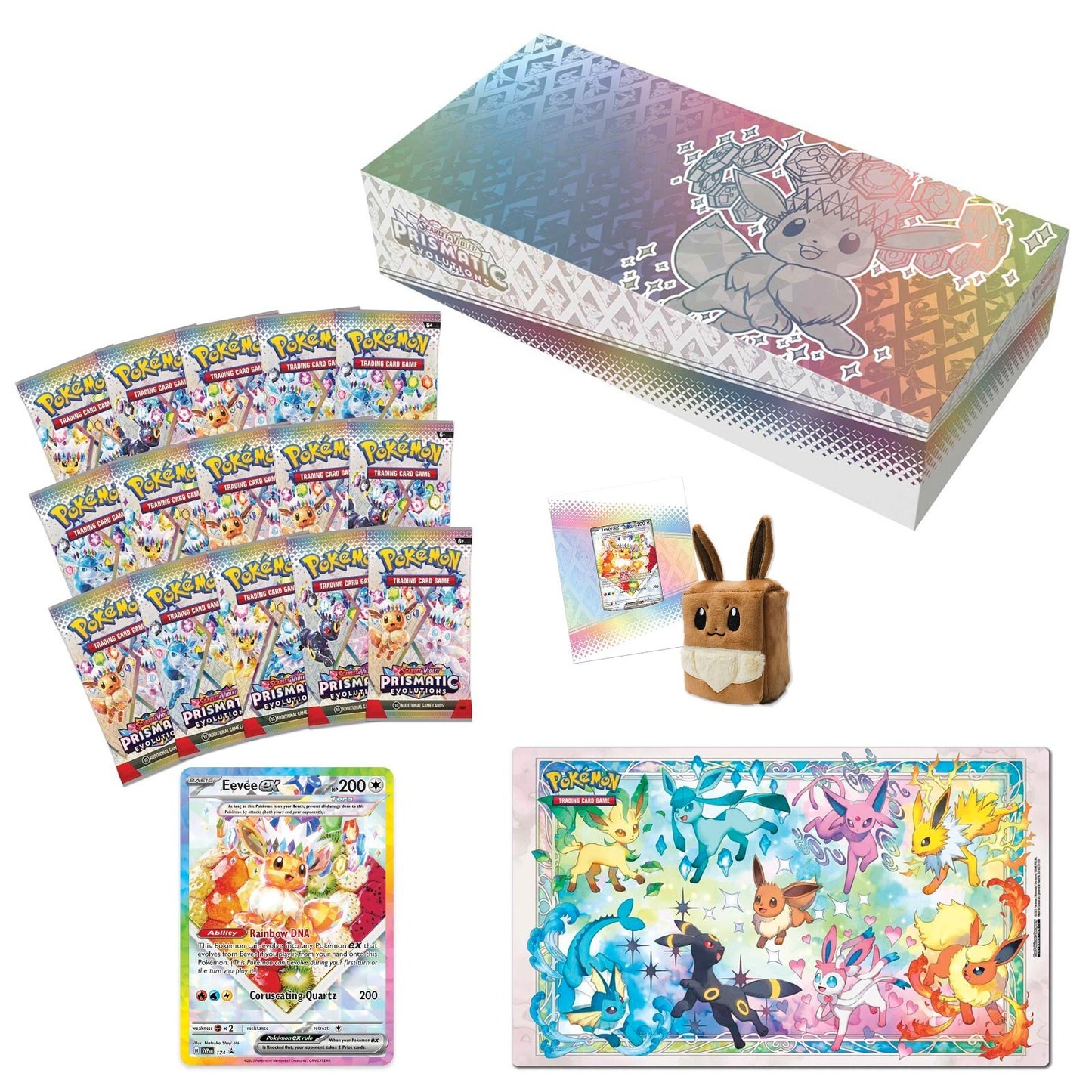 Pokemon Scarlet and Violet SV8.5 Prismatic Evolutions Super-Premium Collection